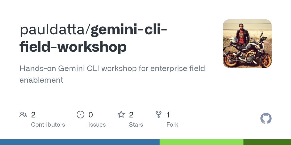 Gemini Cli Field Workshop