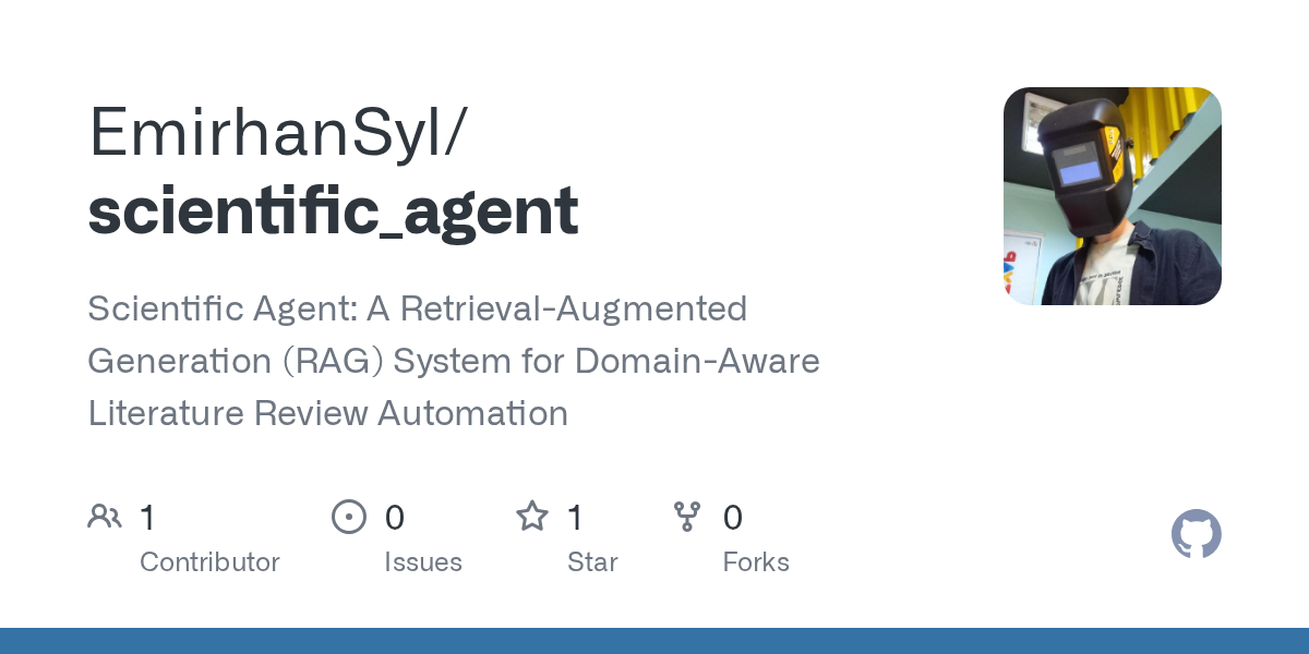 Scientific Agent