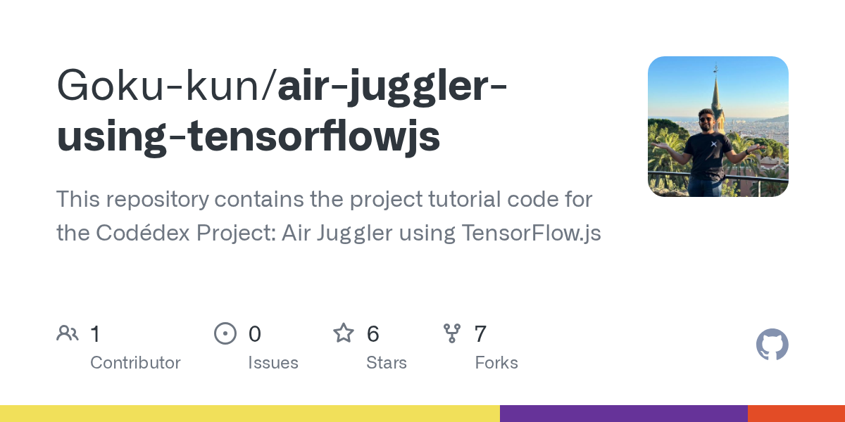 Air Juggler Using Tensorflowjs