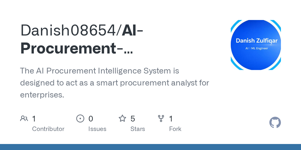 AI-Procurement-Intelligence-System