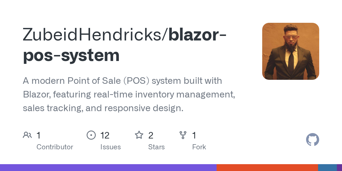 Blazor Pos System