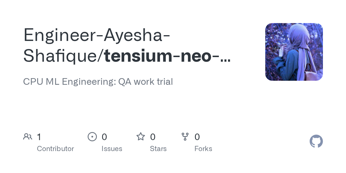 Tensium Neo Work Trial
