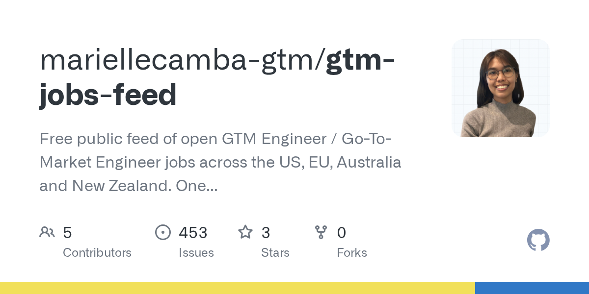 Gtm Jobs Feed