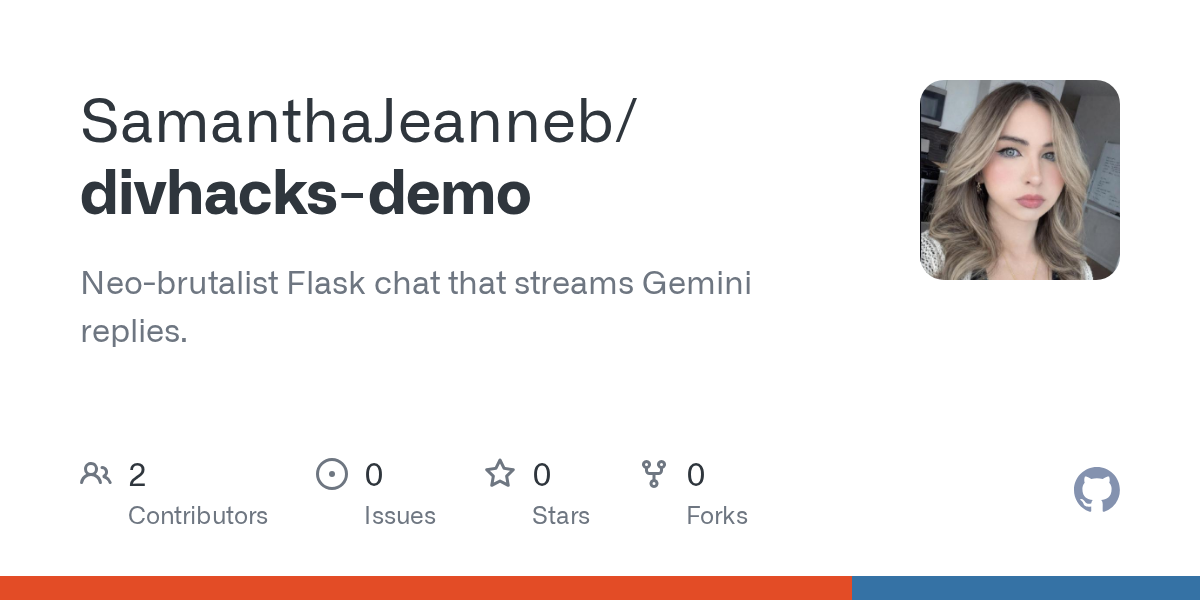 Divhacks Demo