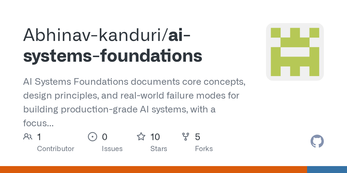 Ai Systems Foundations