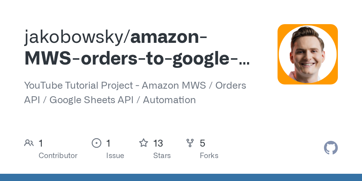amazon-MWS-orders-to-google-sheets