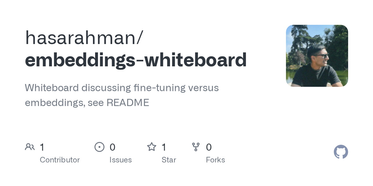 Embeddings Whiteboard