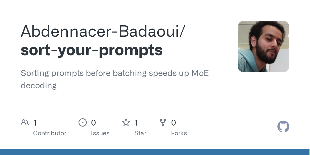 Sort Your Prompts