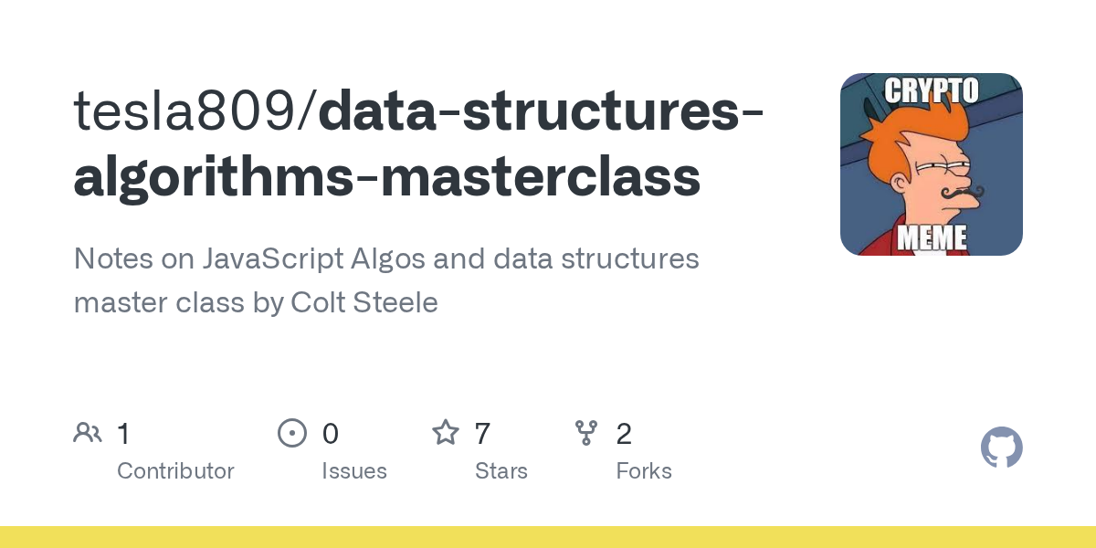 Data Structures Algorithms Masterclass