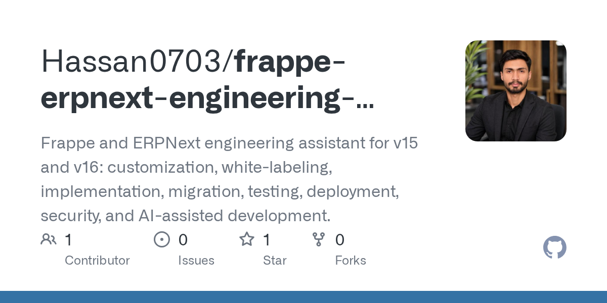 Frappe Erpnext Engineering Assistant