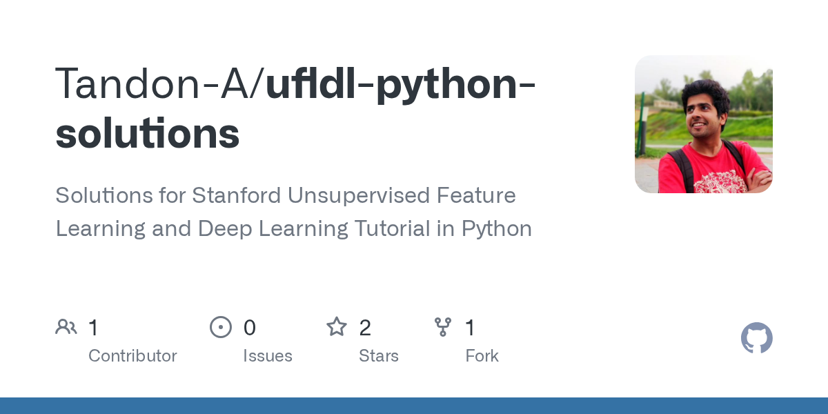 Ufldl Python Solutions