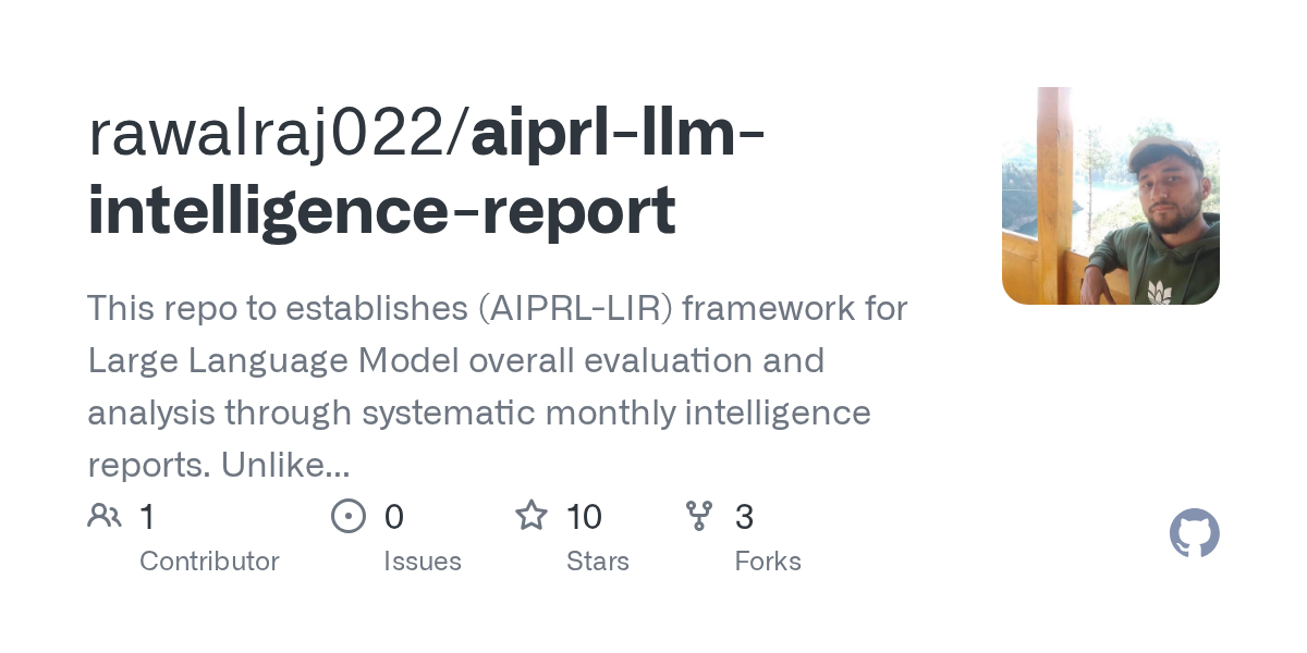 Aiprl Llm Intelligence Report