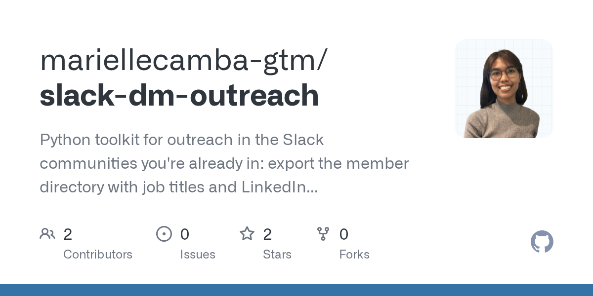Slack Dm Outreach