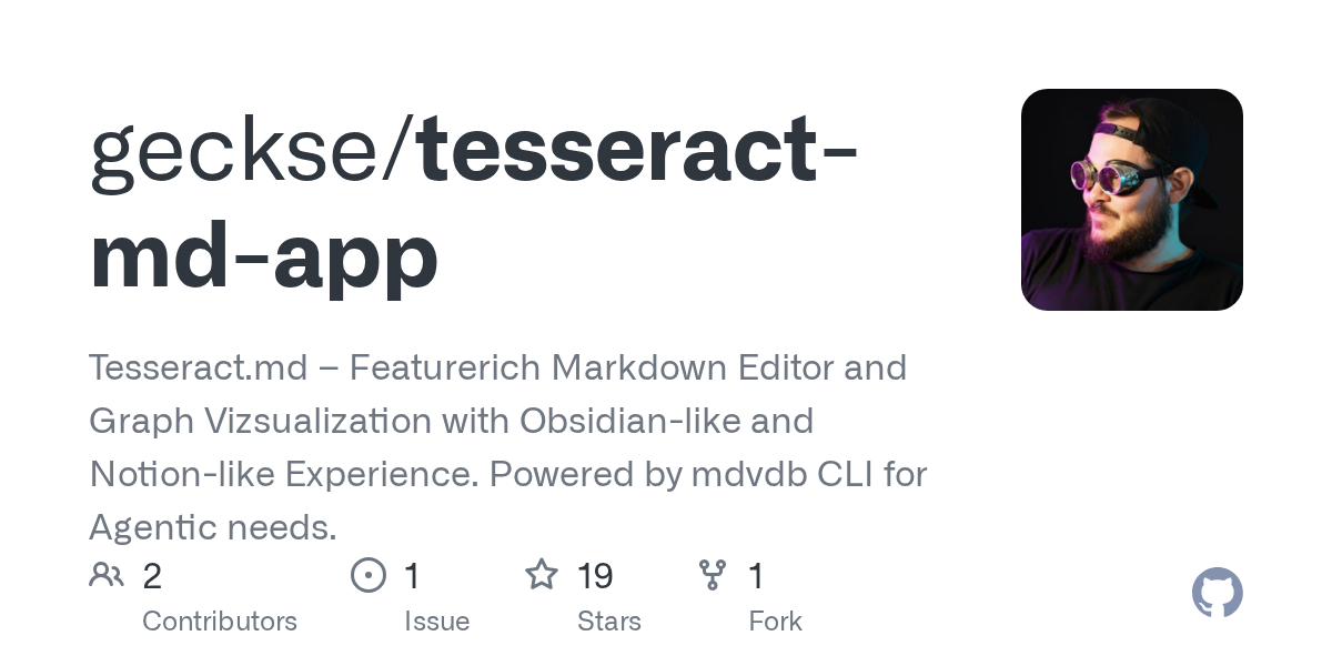 Tesseract Md App
