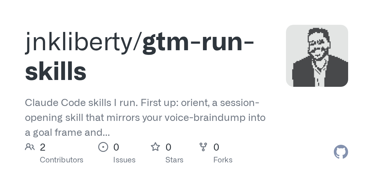 Gtm Run Skills