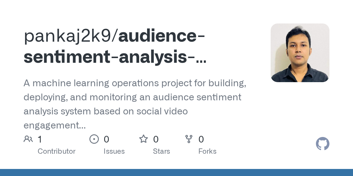 Audience Sentiment Analysis Mlops