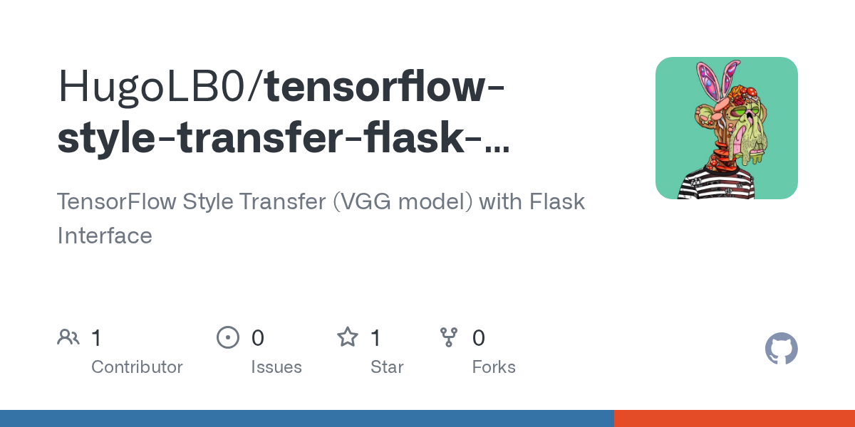 Tensorflow Style Transfer Flask Interface