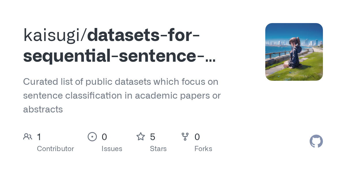 Datasets For Sequential Sentence Classification