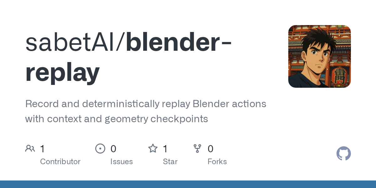 Blender Replay