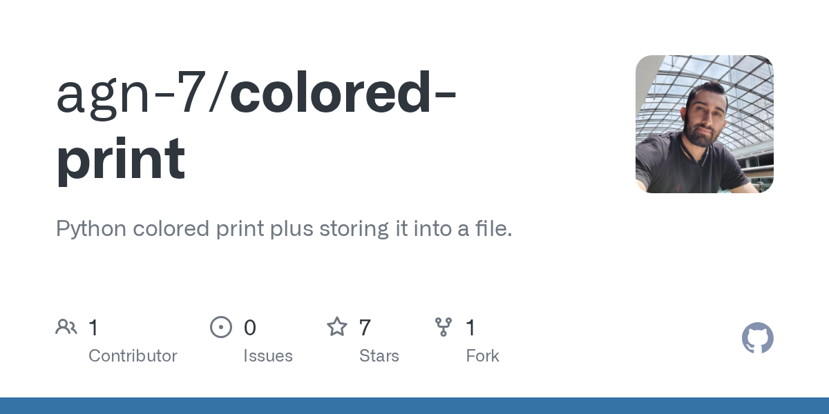 Colored Print
