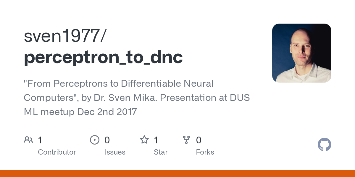 Perceptron To Dnc