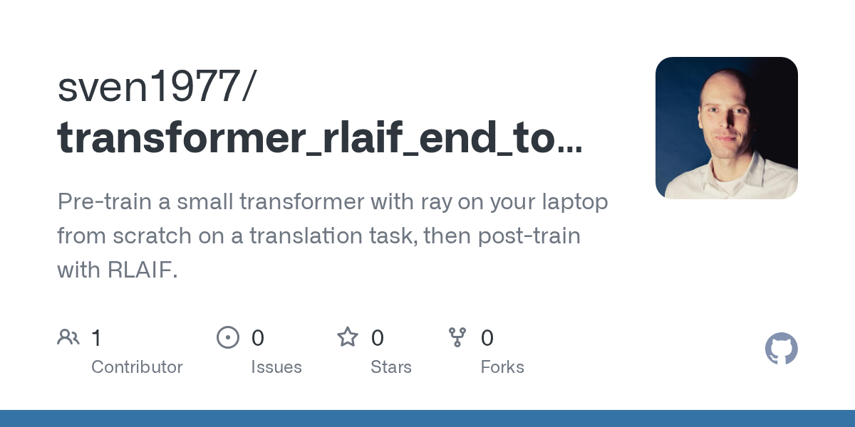 Transformer Rlaif End To End