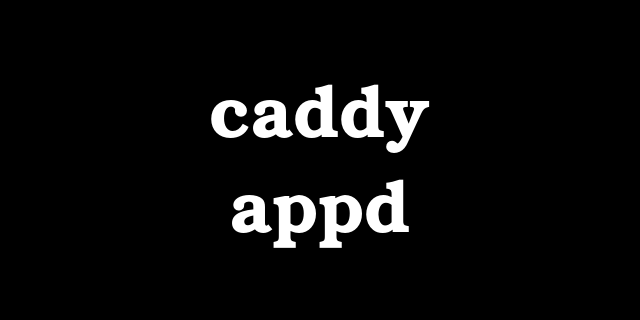 Caddy Appd