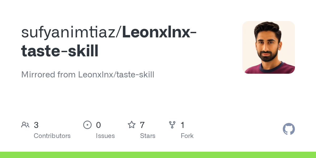 Leonxlnx-taste-skill