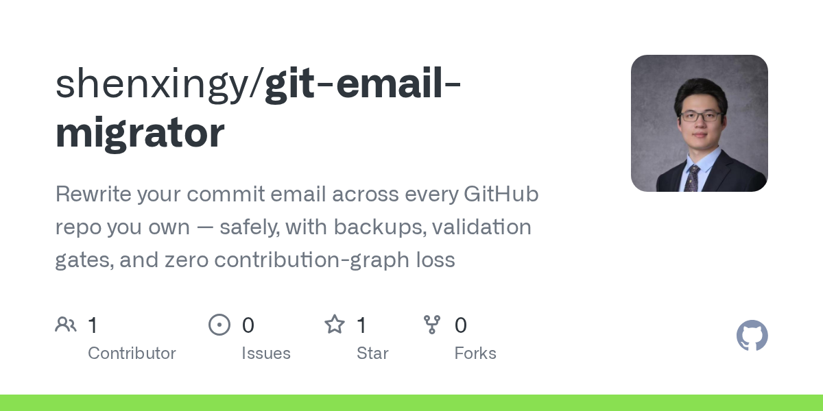 Git Email Migrator