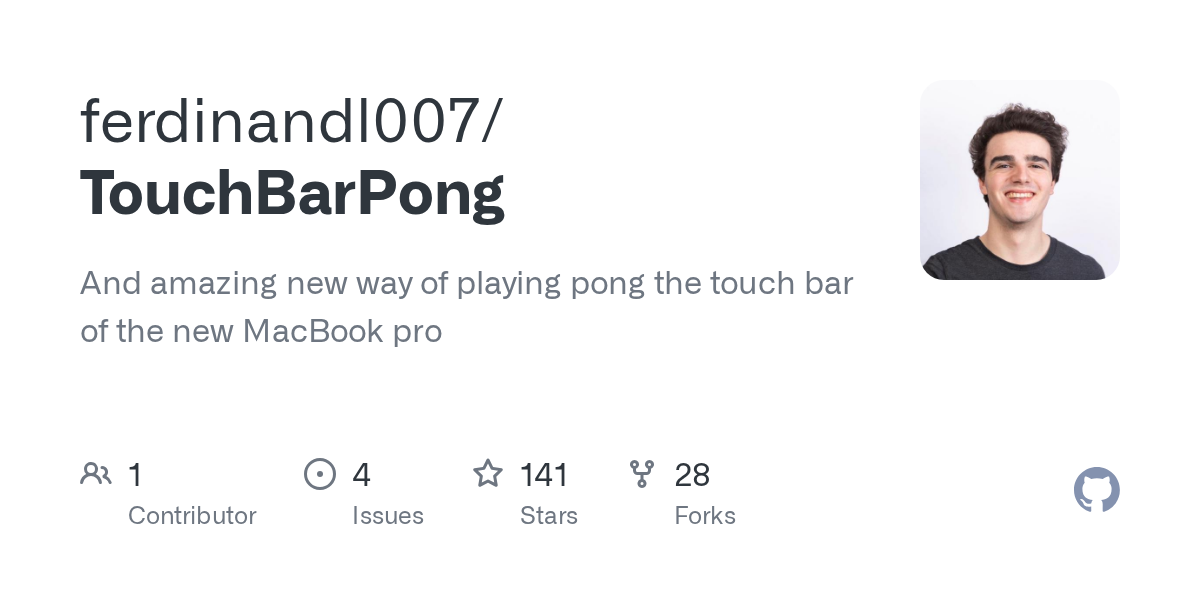 TouchBarPong