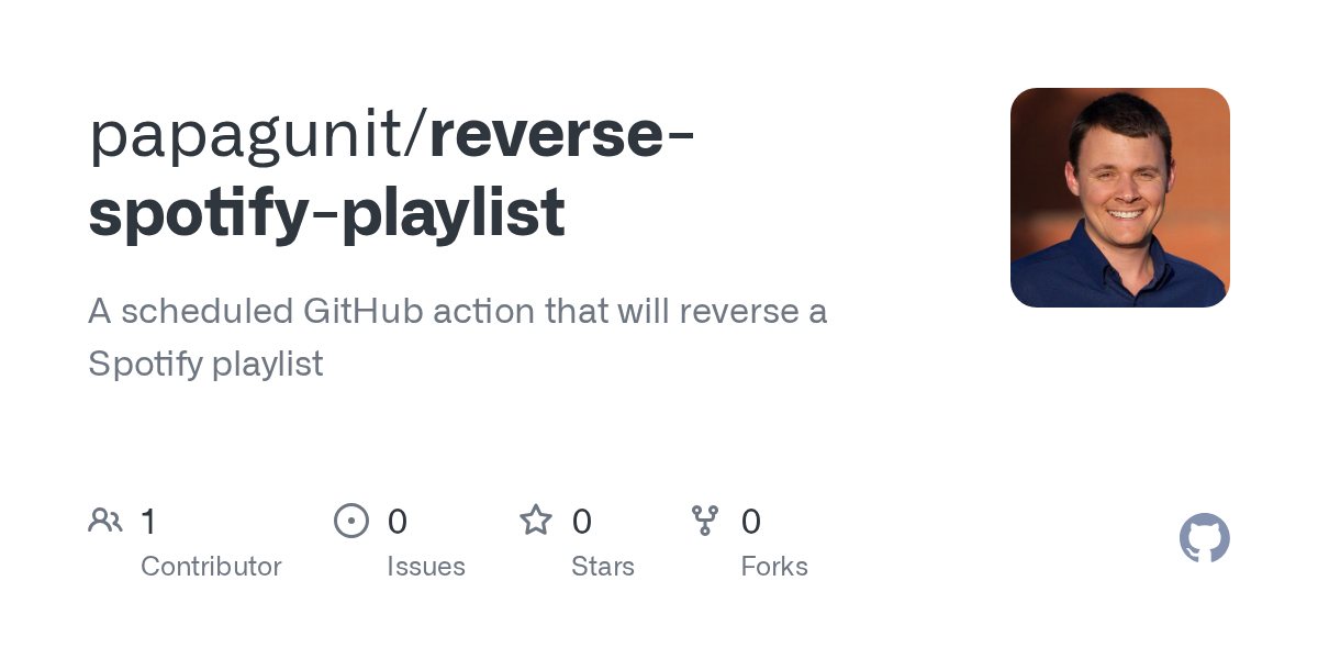 Reverse Spotify Playlist