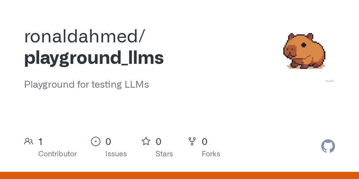 Playground Llms
