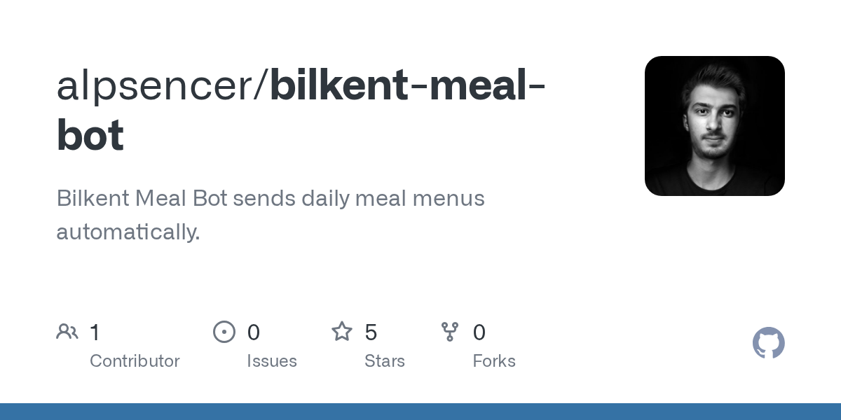 Bilkent Meal Bot