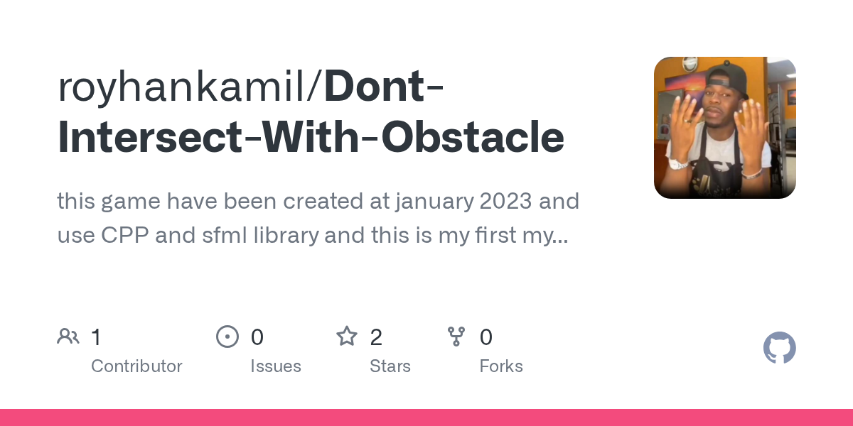 Dont-Intersect-With-Obstacle