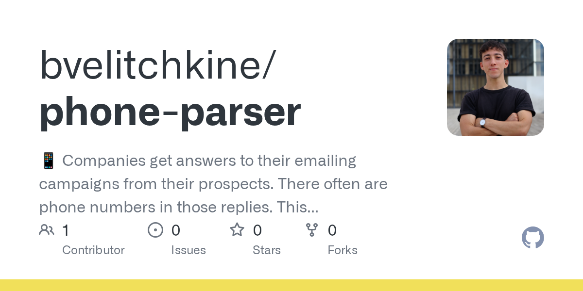 Phone Parser