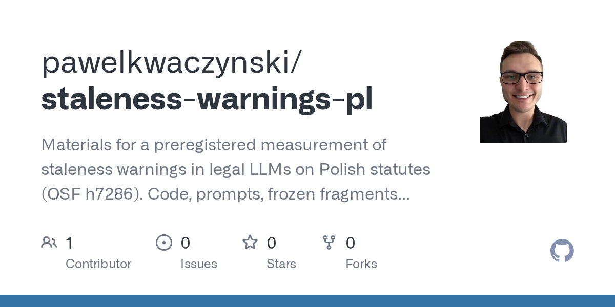 Staleness Warnings Pl