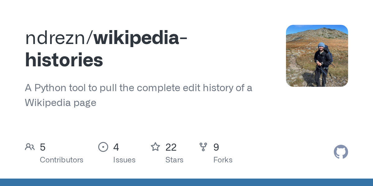 Wikipedia Histories