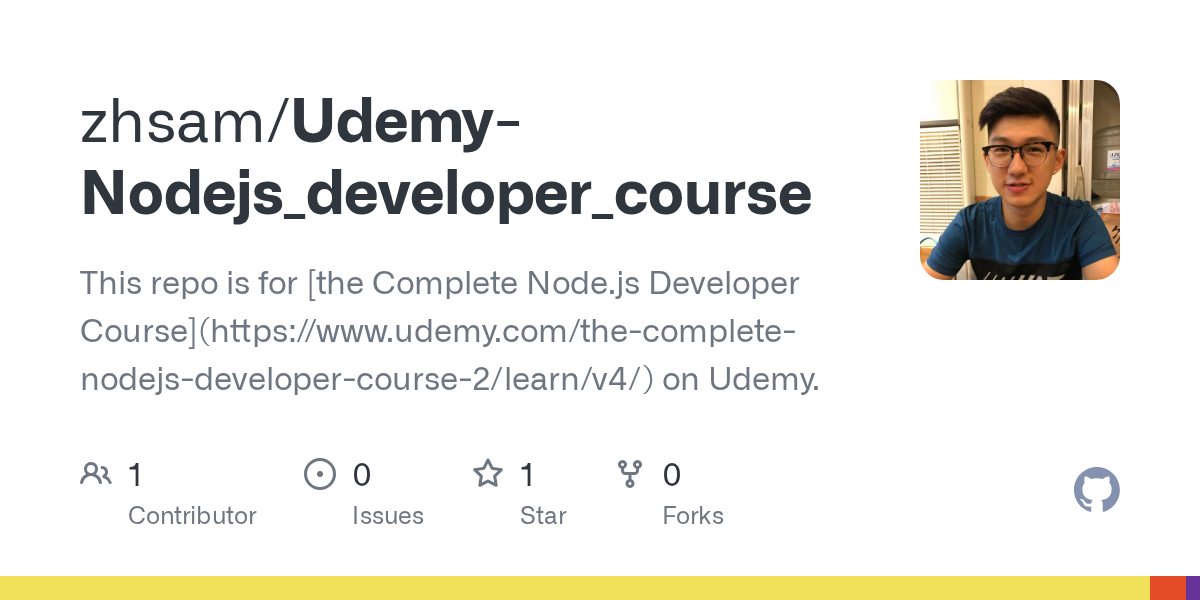 Udemy-Nodejs_developer_course