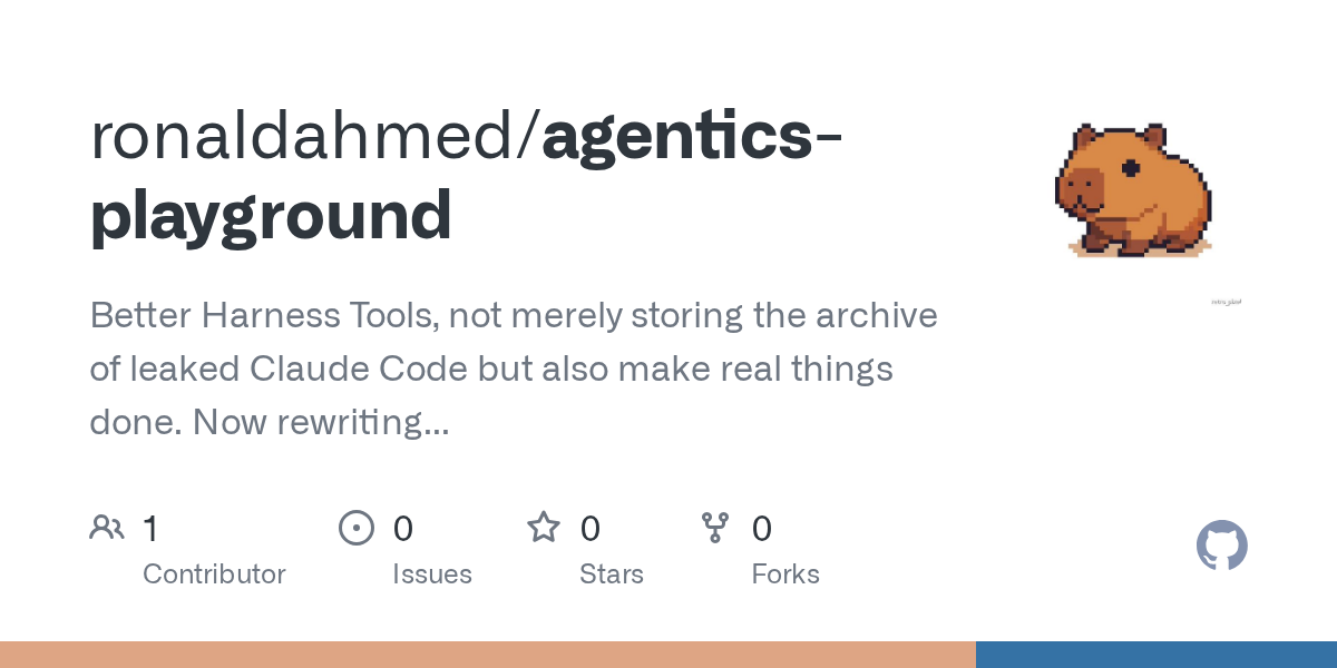 Agentics Playground