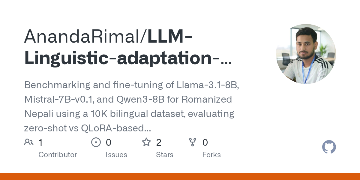 LLM-Linguistic-adaptation-Romanized-Nepali-Research-