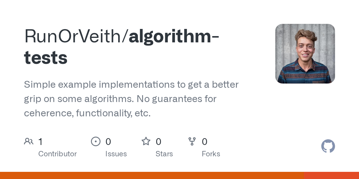 Algorithm Tests
