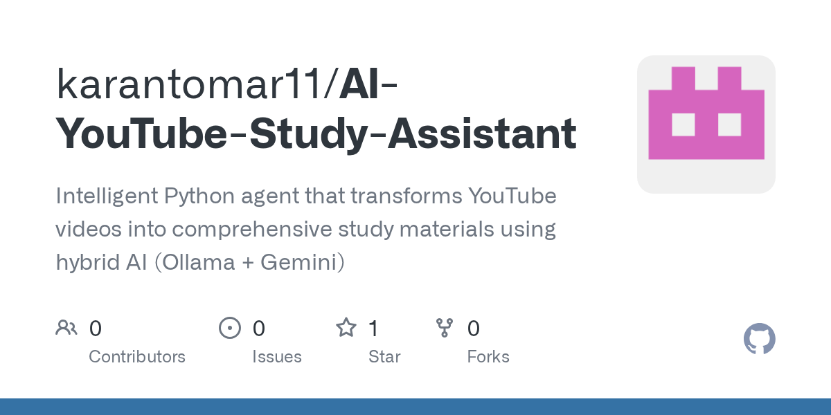 AI-YouTube-Study-Assistant