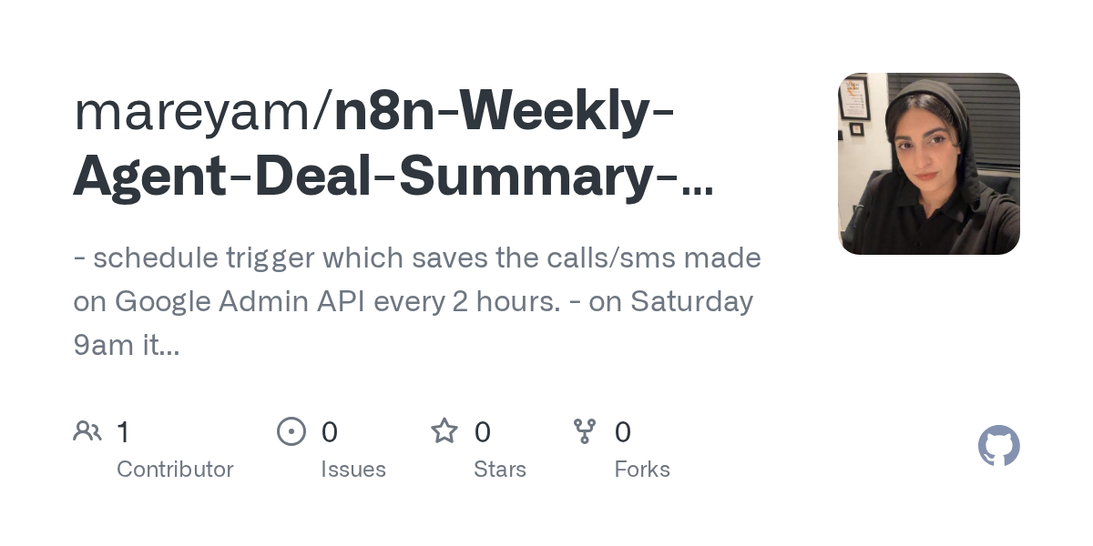 n8n-Weekly-Agent-Deal-Summary-Report
