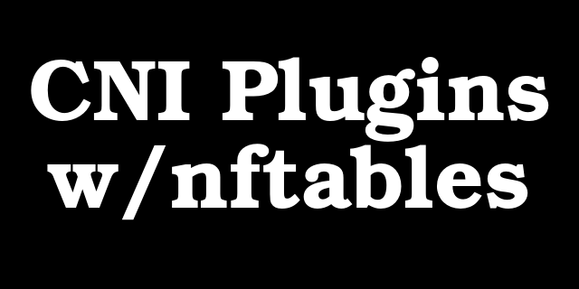 Cni Plugins
