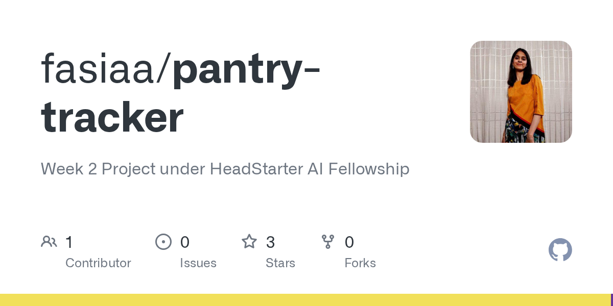 Pantry Tracker