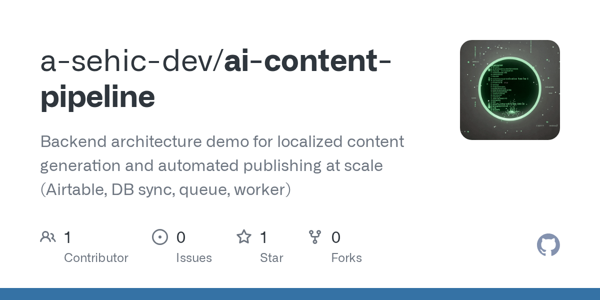 Ai Content Pipeline