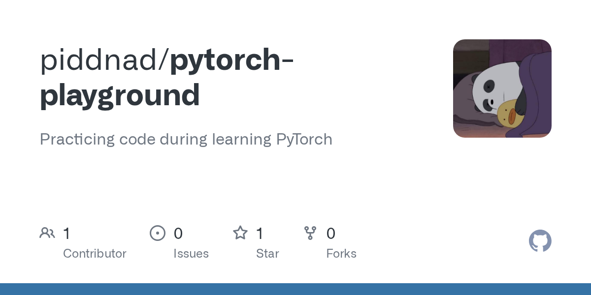 Pytorch Playground
