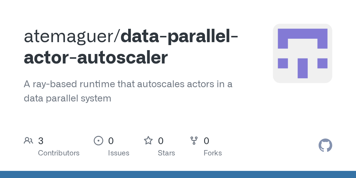 Data Parallel Actor Autoscaler