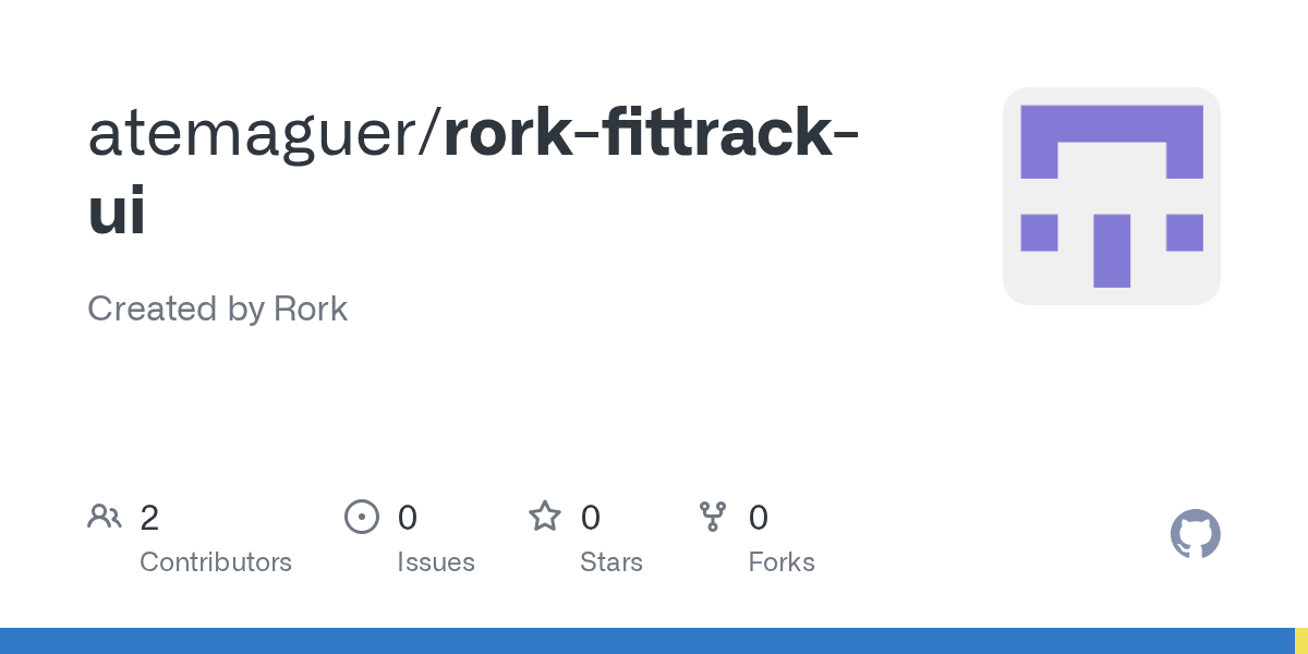 Rork Fittrack Ui