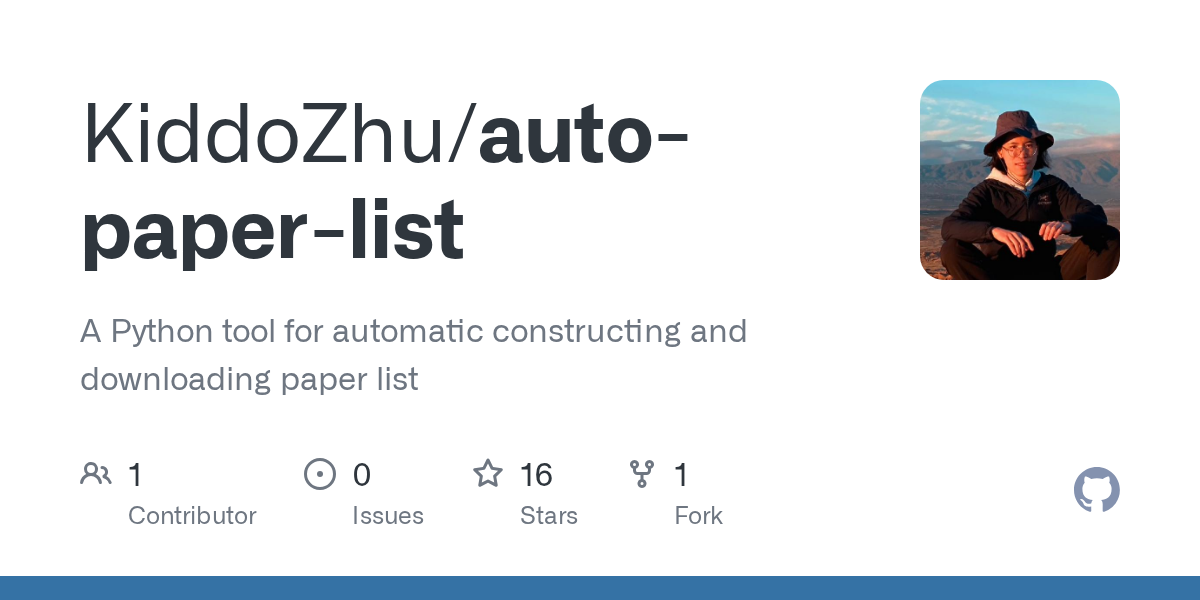 Auto Paper List
